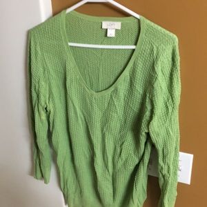 Loft Med Green cardigan